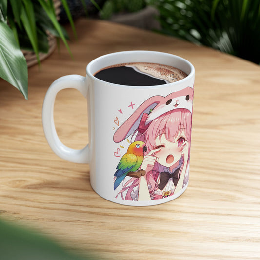 Anime Cute Girl Ceramic Mug